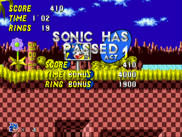 Sonic 1 Oergomized Screenthot 2